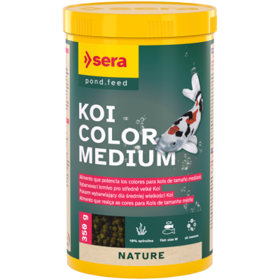 sera Koi Color Medium - Alimento potenciador da cor para carpas koi