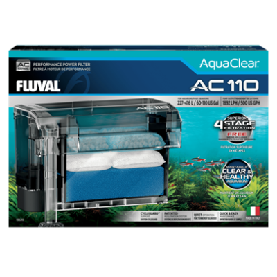 Fluval Aquaclear AC - Filtros externos em cascata/ mochila para aquário