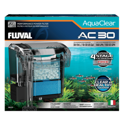 Fluval Aquaclear AC - Filtros externos em cascata/ mochila para aquário