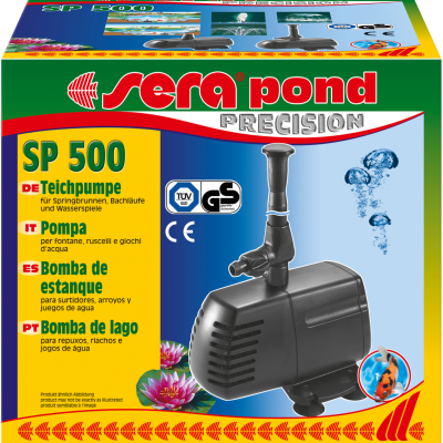 Sera pond SP 500 - Bomba de água com repuxo para lago - 750L/h