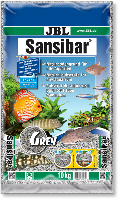JBL Sansibar Grey - Substrato cinzento para aquários