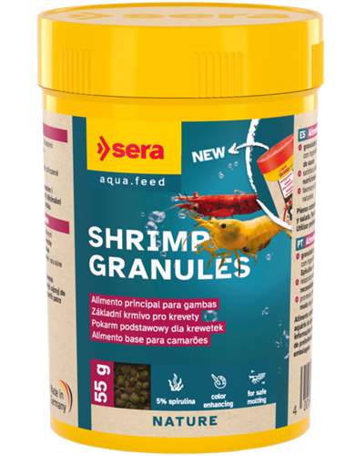 Sera Shrimp Granules - Alimento para camarões 100ml (55g)