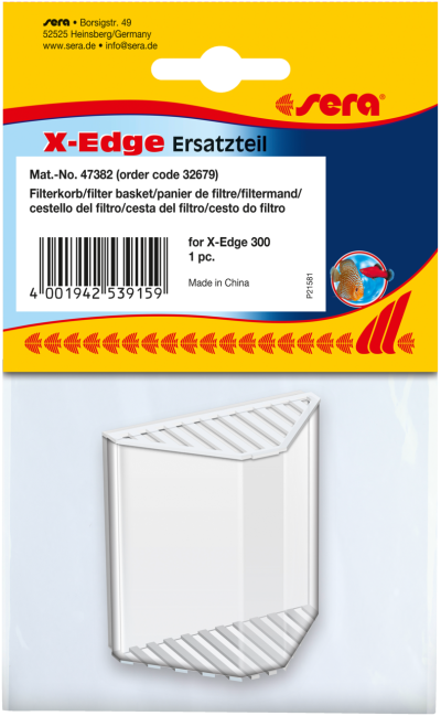 Cesto de filtro para filtros Sera X-Edge