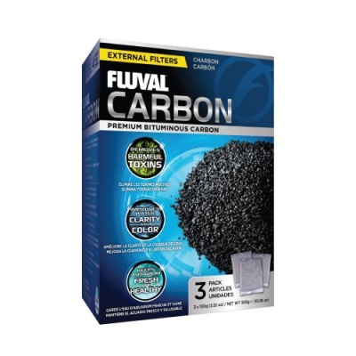 Fluval Carbon - Carvão Ativado 3x100g