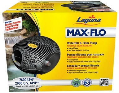 Laguna Max-flo 7600 - Bomba de água para lagos até 15000L