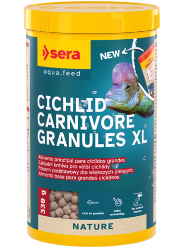Sera Cichlid Carnivore Granules XL - Alimento especial para ciclídeos carnívoros