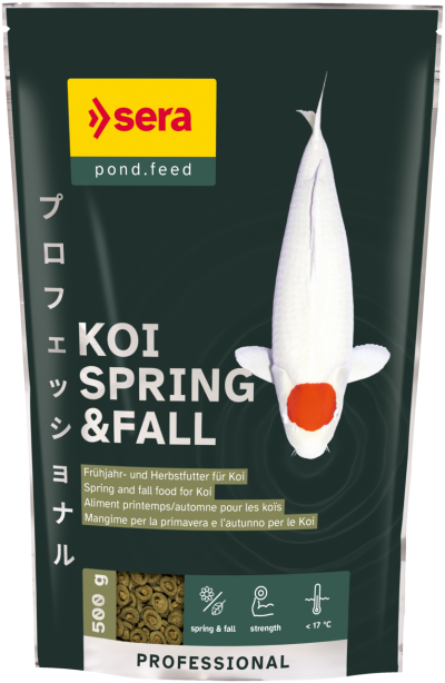 Sera Koi Professional Spring & Fall - Alimento especial de primavera e outono para carpas koi