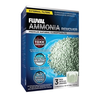 Fluval Ammonia Remover - Removedor de amónia 3x180g