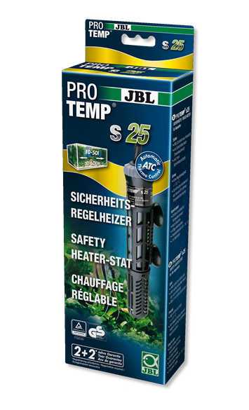 JBL PROTEMP S 25 - Aquecedor/ termóstato para aquários de 10 a 50L