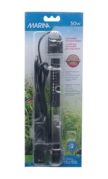 Marina Aquecedor 50 W - Aquecedor/Termóstato para aquários