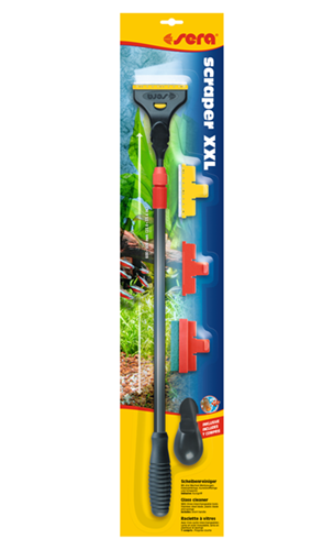 Sera scraper XXL 60 - 90 cm - Limpa-vidros para aquários grandes