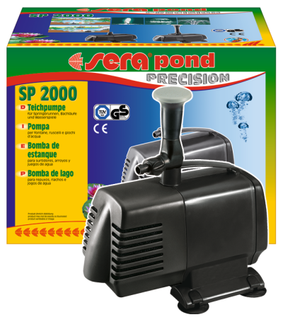 Sera pond SP 2000 - Bomba de água com repuxo para lago - 2470L/h