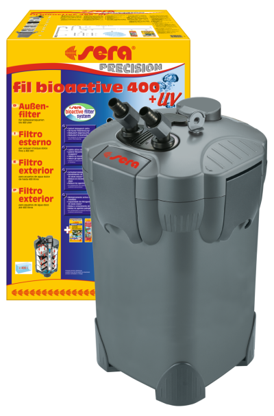 Sera fil bioactive 400 + UV - filtro externo com UV para aquários até 400L