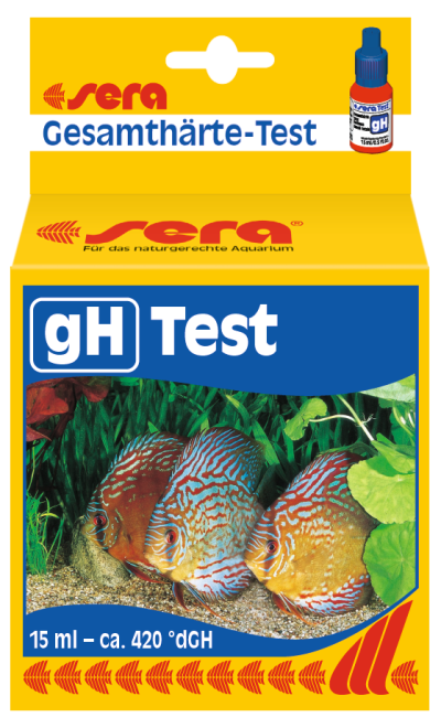 sera gH Test - Teste de gH (dureza total) para água doce e salgada