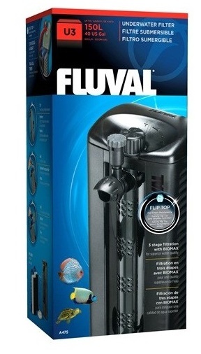 Fluval U3 - Filtro Interno para aquários até 150L