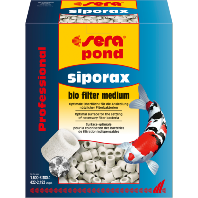 Sera Pond Siporax Professional 11Kg (50L) - anéis para filtragem biológica em lagos