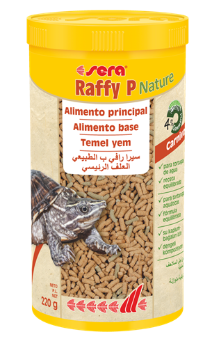 Sera Raffy P Nature - Alimento principal para tartarugas