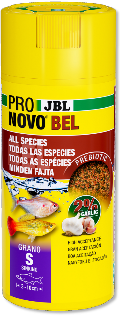 JBL PRONOVO BEL GRANO S - Alimento principal granulado para peixes tropicais pequenos