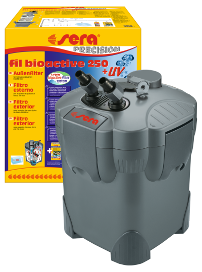 Sera fil bioactive 250 + UV - filtro externo com UV para aquários até 250L