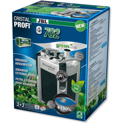 JBL CristalProfi e702 greenline - Filtro externo para aquários até 200L