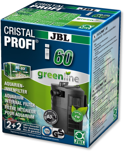 JBL CRISTALPROFI i60 greenline - filtro interno para aquários até 80L