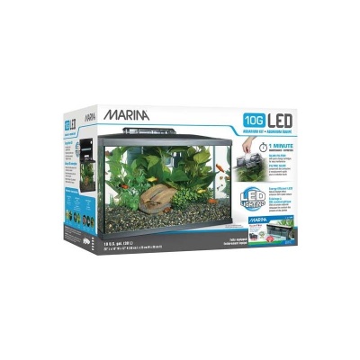 Marina LED 10G 38L - Aquário em Kit com iluminação LED