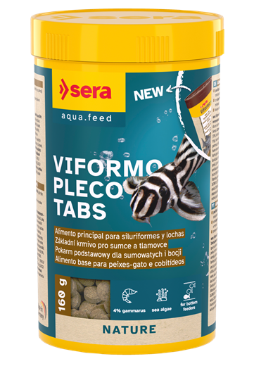 Sera Viformo Pleco Tabs - Alimento para peixes de fundo