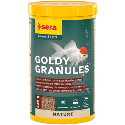 Sera Goldy Granules - Alimento principal para peixes vermelhos grandes