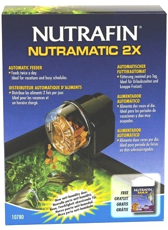 Nutrafin Nutramatic 2x - Alimentador para peixes de aquário