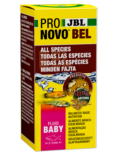 JBL Pronovo Bel Fluid Baby- Alimento líquido para alevins e peixes juvenis