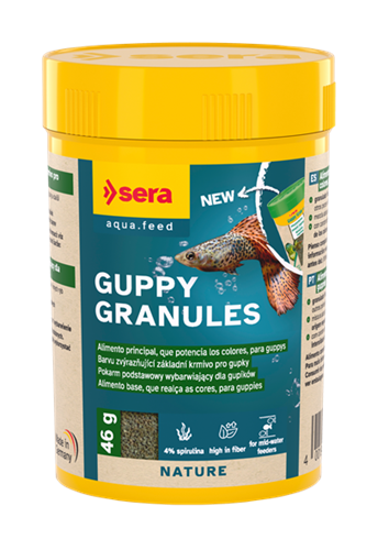 Sera Guppy Granules - Alimento granulado para guppies