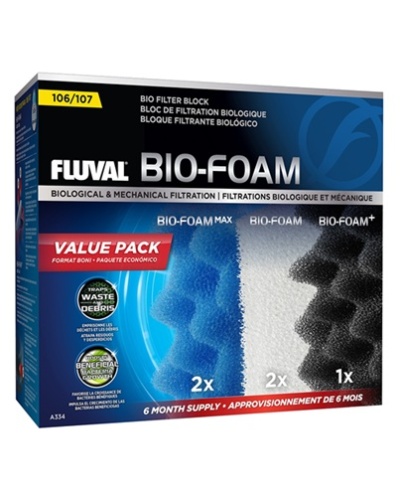Pack Bio-Foam Filtrante para filtros Fluval séries 06/07