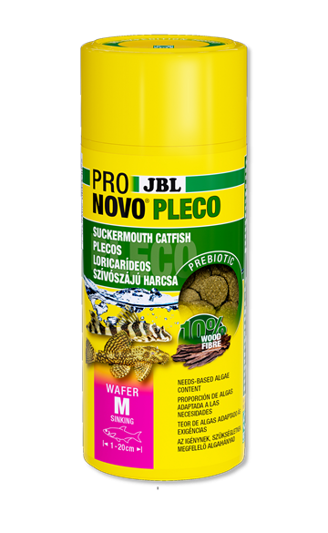JBL PRONOVO PLECO WAFER M - Alimento em pastilhas para peixes de fundo