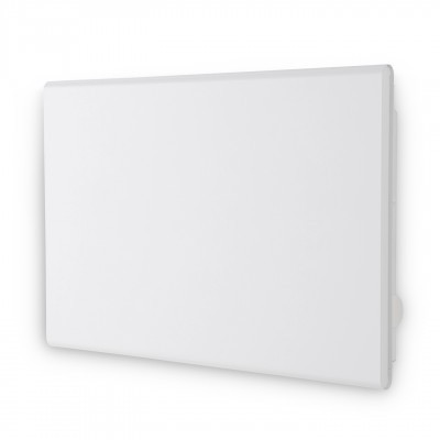 Painel LED retangular branco com moldura fina