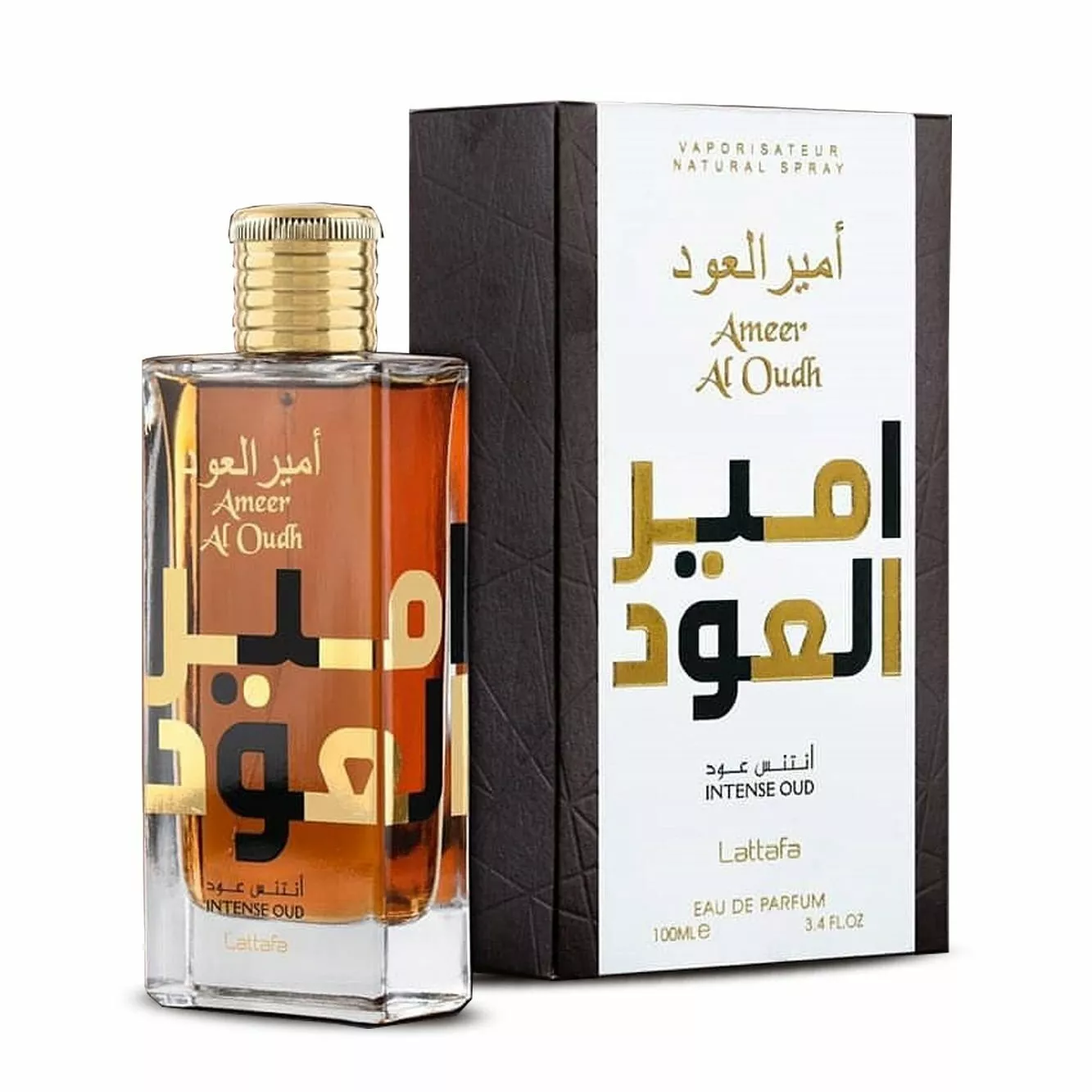 Lattafa Ameer Al Oudh Intense Oud Eau de Parfum unissexo 100ml Lattafa Ameer Al Oudh Intense Oud Eau de Parfum unissexo 100ml
