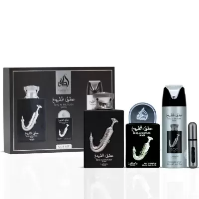 Lattafa Pride Ishq Al Shuyukh Silver coffret unissexo