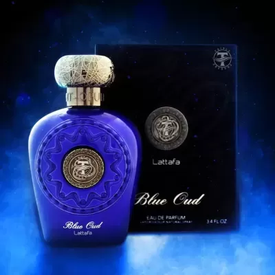 Blue Oud Lattafa perfume Homem 100ml