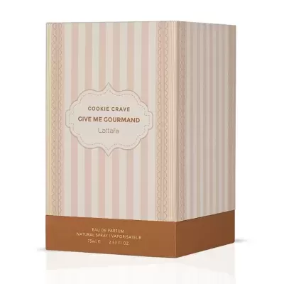 Cookie Crave Give Me Gourmand | Perfume Feminino| Lattafa 75ml