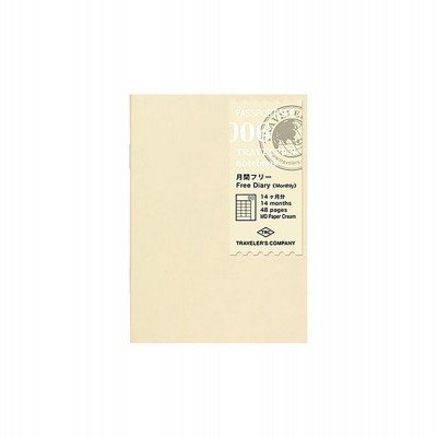 Traveler's Notebook recarga passport size 006