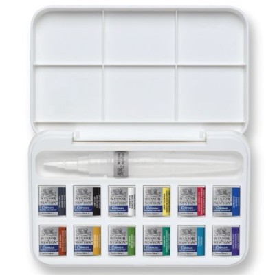 Caixa de aguarela 12 cores, Cotman Windsor & Newton
