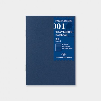 Traveler's Notebook recarga passport size 001