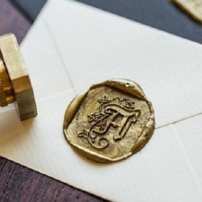 Herbin Carimbo/selo para lacre - letra inglesa