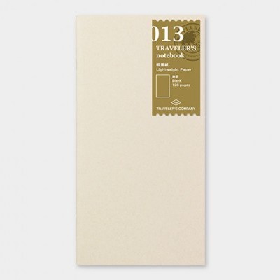 Traveler's Notebook  recarga regular size 013