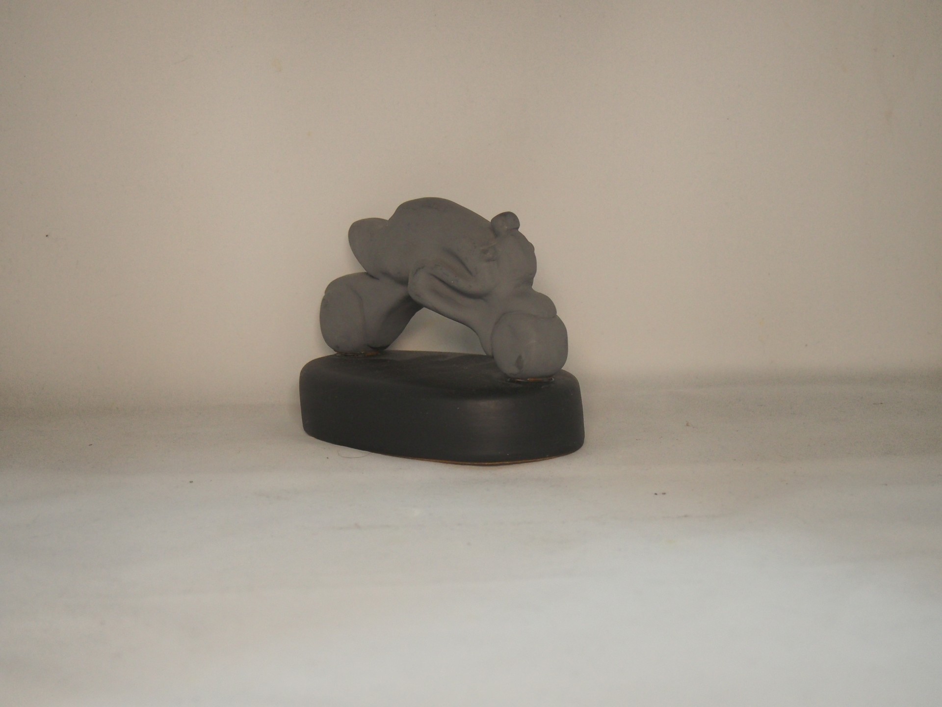 Troféu Moto 15 cm faiança pintada