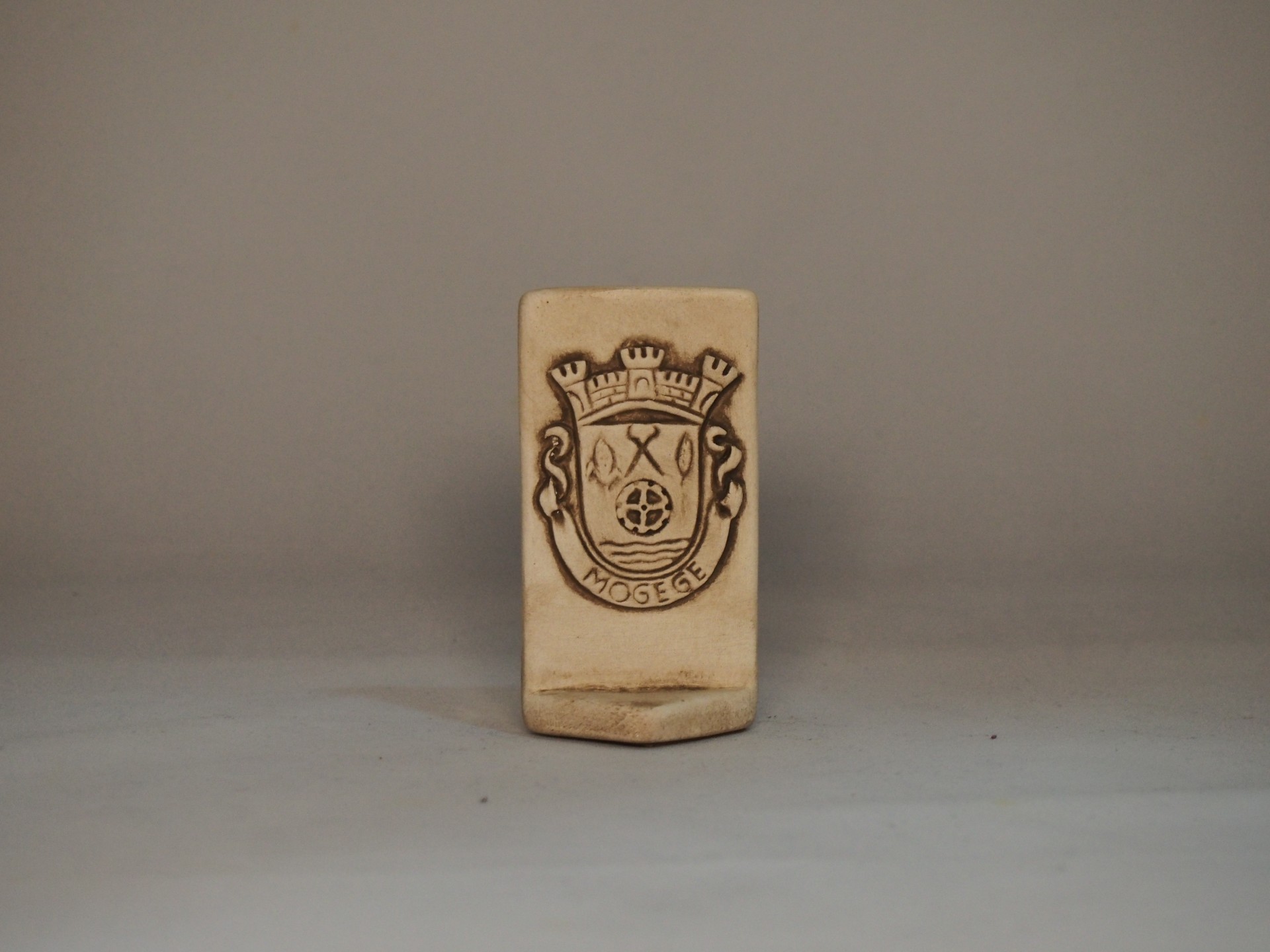 Placa Comemorativa 3x7 faiança pintado