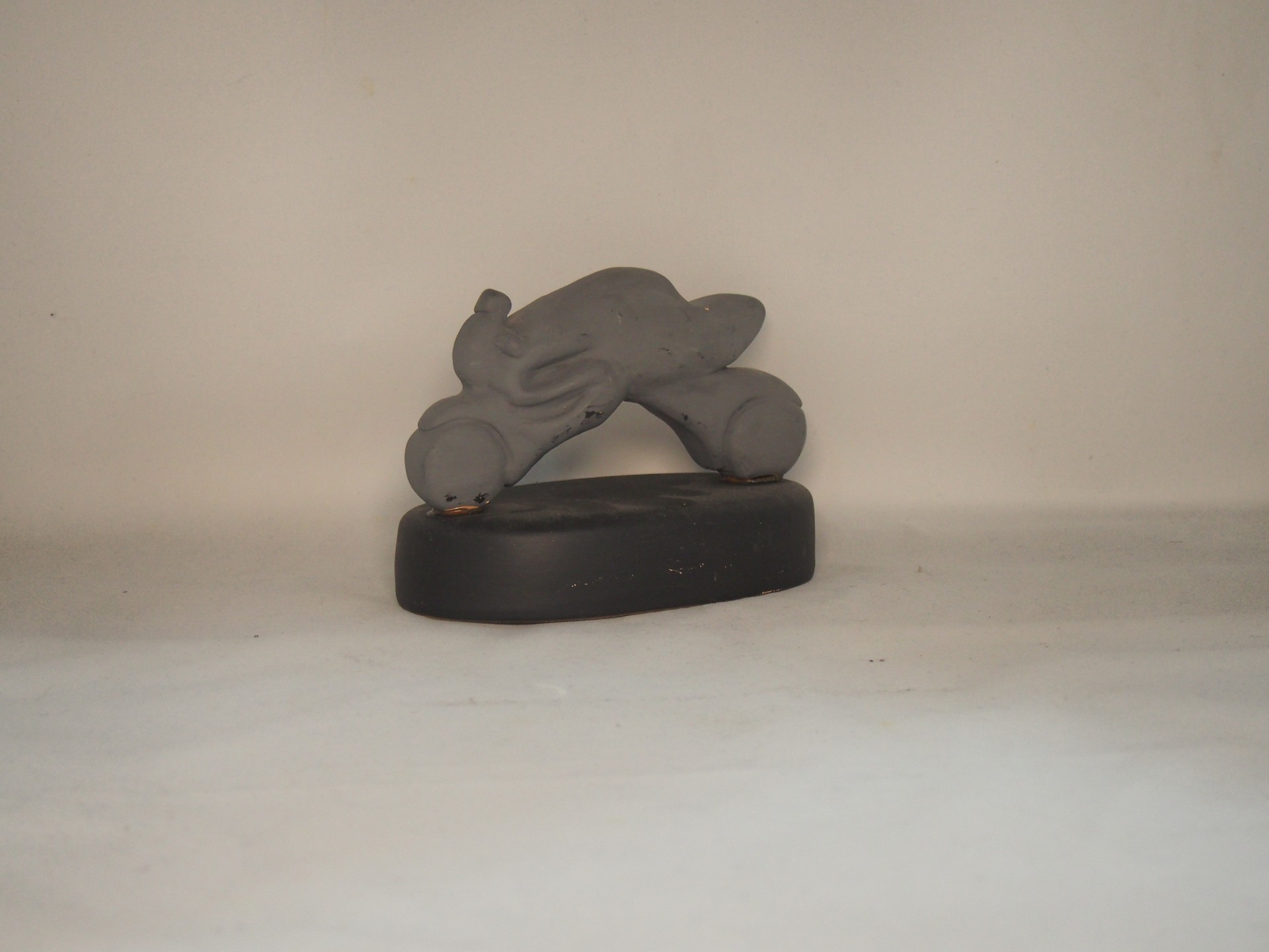 Troféu Moto 15 cm faiança pintada