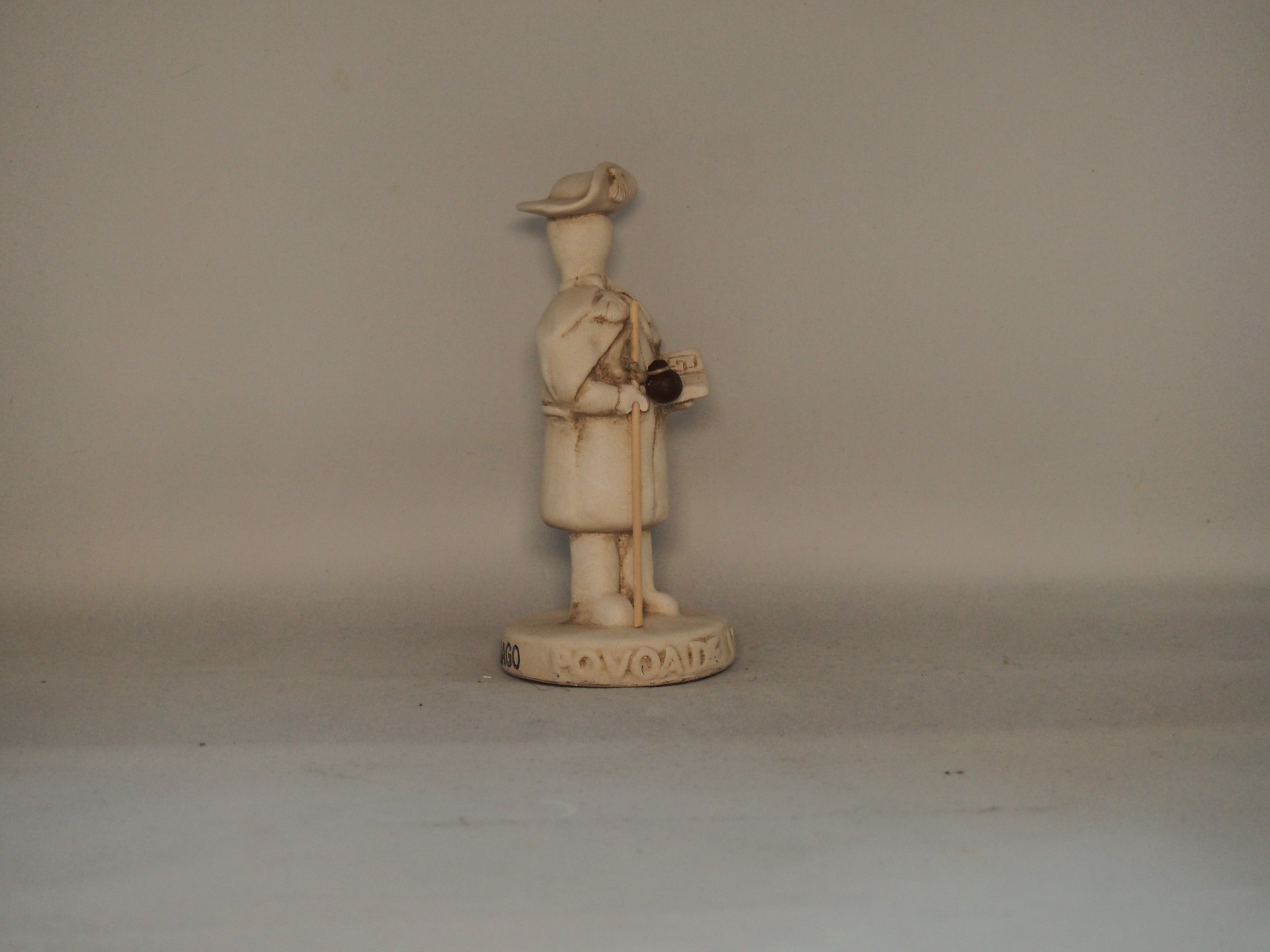 Peregrino Póvoa de Varzim 15 cm faiança pintado