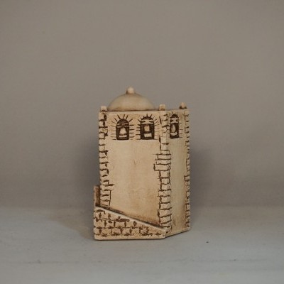 Torre de DORNES 9 cm faiança pintada