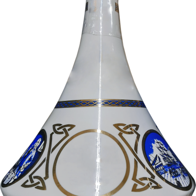 Garrafa Linhas Douradas 0,60 ml porcelana vidrada