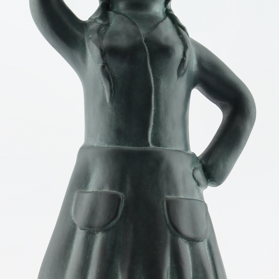 Peixeira 30cm Patine Verde